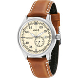 AVI-8 Flyboyn AV-4059 Centerary 1940s Watch | Leather Strap Color-Black/ Brown