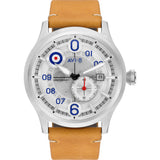 AVI-8 Flyboyn AV-4060 Centerary 1960s Watch | Leather Strap Color-Black/ Tan