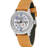 AVI-8 Flyboyn AV-4060 Centerary 1960s Watch | Leather Strap color-Blue/ Grey