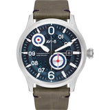 AVI-8 Flyboyn AV-4060 Centerary 1960s Watch | Leather Strap Color-Black/ Brown