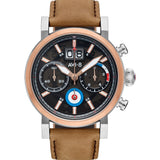 AVI-8 Hawker Hurricane AV-4062 Chronograph Watch | Leather Strap color-Blue/Blue