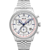 AVI-8 Flyboy AV-4076-11 Watch | Silver/White