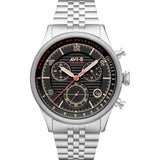 AVI-8 Flyboy AV-4076 Lafayette Chronograph Watch | Stainless Steel Bracelet