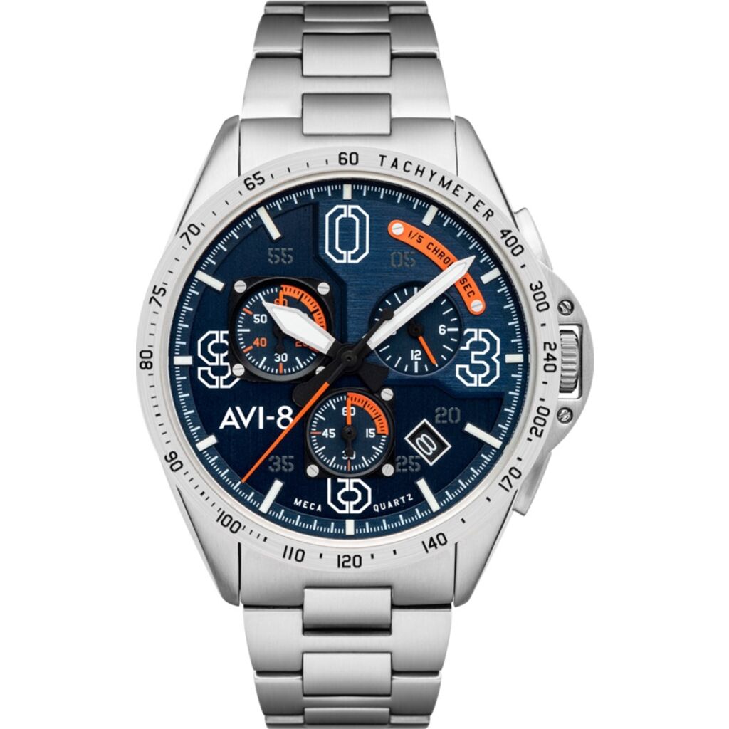 AVI-8 P-51 Mustang 4077-22 Watch | Blue/Stainless – Sportique