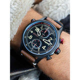 AVI-8 Hawker Hunter 4080-04 Watch | Black/Brown