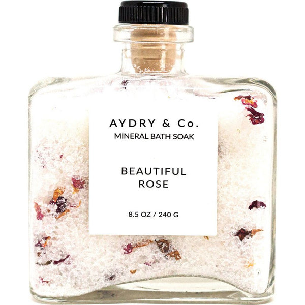 AYDRY & Co. Mineral Bath Soak | Beautiful Rose 8.5 oz