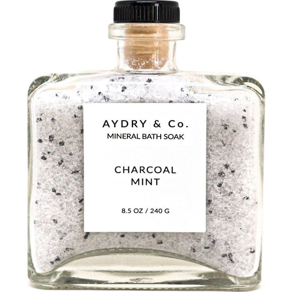 AYDRY & Co. Mineral Bath Soak | Charcoal Mint 8.5 oz