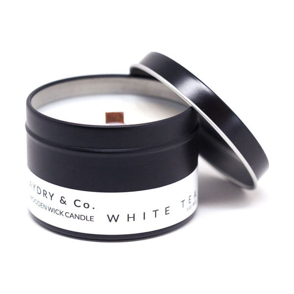 AYDRY & Co. Wooden Wick Candle | White Tea 3 oz