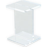 Gus* Modern Acrylic I-Beam Table | Transparent ECCTACIB