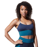 Michi Alba Crop Top | Dark Ocean