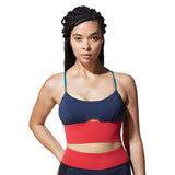 Michi Alba Crop Top | Blue Flame