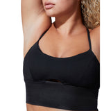 Michi Alba Crop Top | Black