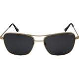 Randolph Engineering Corsair Almond Gold Sunglasses | Gray Polarized PC Skull