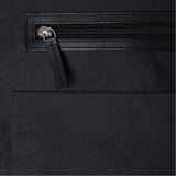 Sandqvist Alva Metal Hook Backpack - Black with Black Leather SQA1224