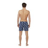 Tom & Teddy Men's Angel Fish Contemporary Swim Trunk | Deep Blue