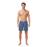 Tom & Teddy Men's Angel Fish Swim Trunk | Deep Blue