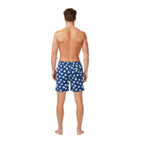 Tom & Teddy Men's Angel Fish Swim Trunk | Deep Blue