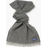 Faribault Annandale Herringbone Wool Scarf | Charcoal 16927 12x72
