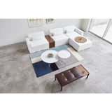 Gus* Modern Array Round Coffee Table | White ECCTARRR-wp