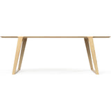 Kalon Isometric Medium Wood Table | Ash