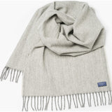Faribault Ashby Twill Wool Scarf | Natural 16897 16x72