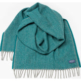Faribault Ashby Twill Wool Scarf | Spruce 16859 16x72