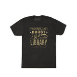 Out of Print When in Doubt T-Shirt | Vintage Black