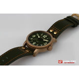 Lum-Tec B19 Bronze Watch | Leather Strap
