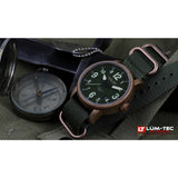 Lum-Tec B19 Bronze Watch | Leather Strap