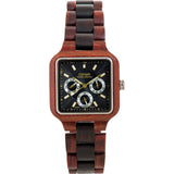 Tense Summit Watch | Rosewood/Dark Sandalwood/Black Dial B7305RD-BG