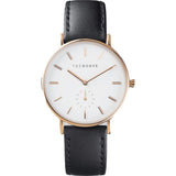 The Horse Classic Rose Gold Watch | Black