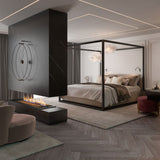 Nomon Barcelona Wall Clock | Fiberglass/Walnut/Chromed Brass