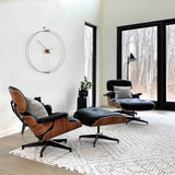 Nomon Barcelona Wall Clock | Fiberglass/Walnut/Chromed Brass