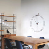 Nomon Barcelona Wall Clock | Fiberglass/Walnut/Chromed Brass