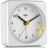 Braun BC03 Large Travel Alarm Clock | White