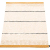 Pappelina Belle Woven Plastic Washable Rug With Double Folded Hemmed Edge