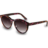 Velvet Eyewear Bella Red Lava Sunglasses | Brown Fade V014RL01