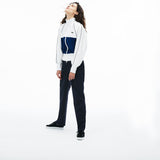 Lacoste Women's Color Block Nylon Bomber | 8u7 blanc/encrier-encrier- bf4175 color block nylon bomber_12(44)