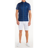 Lacoste Men's Sport Water-Resistant Quilted Technical Golf Vest