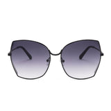 Diff Eyewear Donna Sunglasses | Black + Grey Gradient Lens