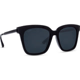 DIFF Eyewear Bella Polarized Sunglasses | Black + Grey Lens