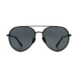 Diff Eyewear Lenox Sunglasses | Black W/ Black Tips + Grey Lens