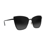 Diff Eyewear Becky Sunglasses | Black + Dark Smoke Lens