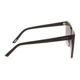 Diff Eyewear Goldie Sunglasses | Black + Smoke Flash Lens