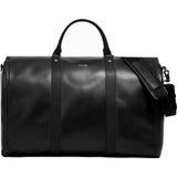 Hook & Albert Project 11 Leather Garment Weekender Bag | Black