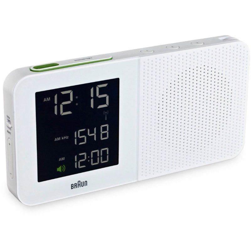 Braun AM/FM Alarm Clock White BNC010WHSRC Sportique