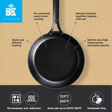 BK Open 10" Frypan | Black Steel