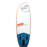 Boardworks Shubu 9'6" Inflatable Surf Board | White/Orange