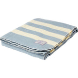Faribault Baby Trapper Wool Blanket -Dusty Blue B4BTBL1881