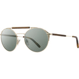 Shwood Bandon Sunglasses | Matte Gold & Walnut / G15 Polarized-WTB3MGWFP